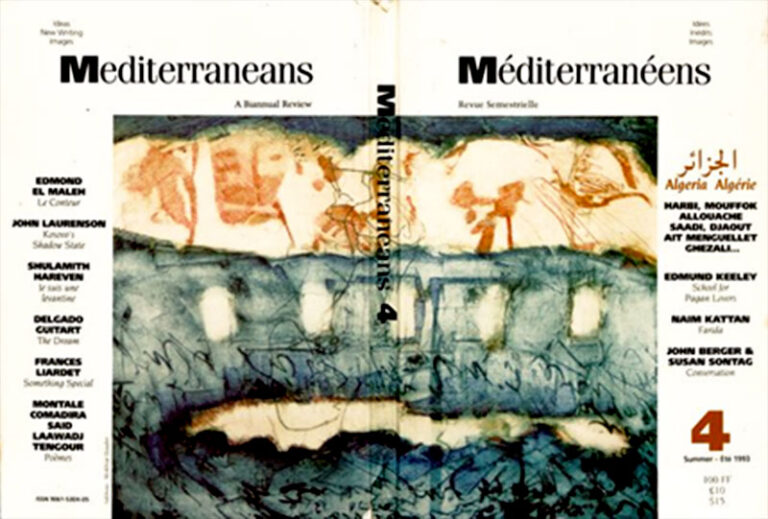 Revue Mediterraneans/Méditerranéennes. Ideas – New Writing – Images